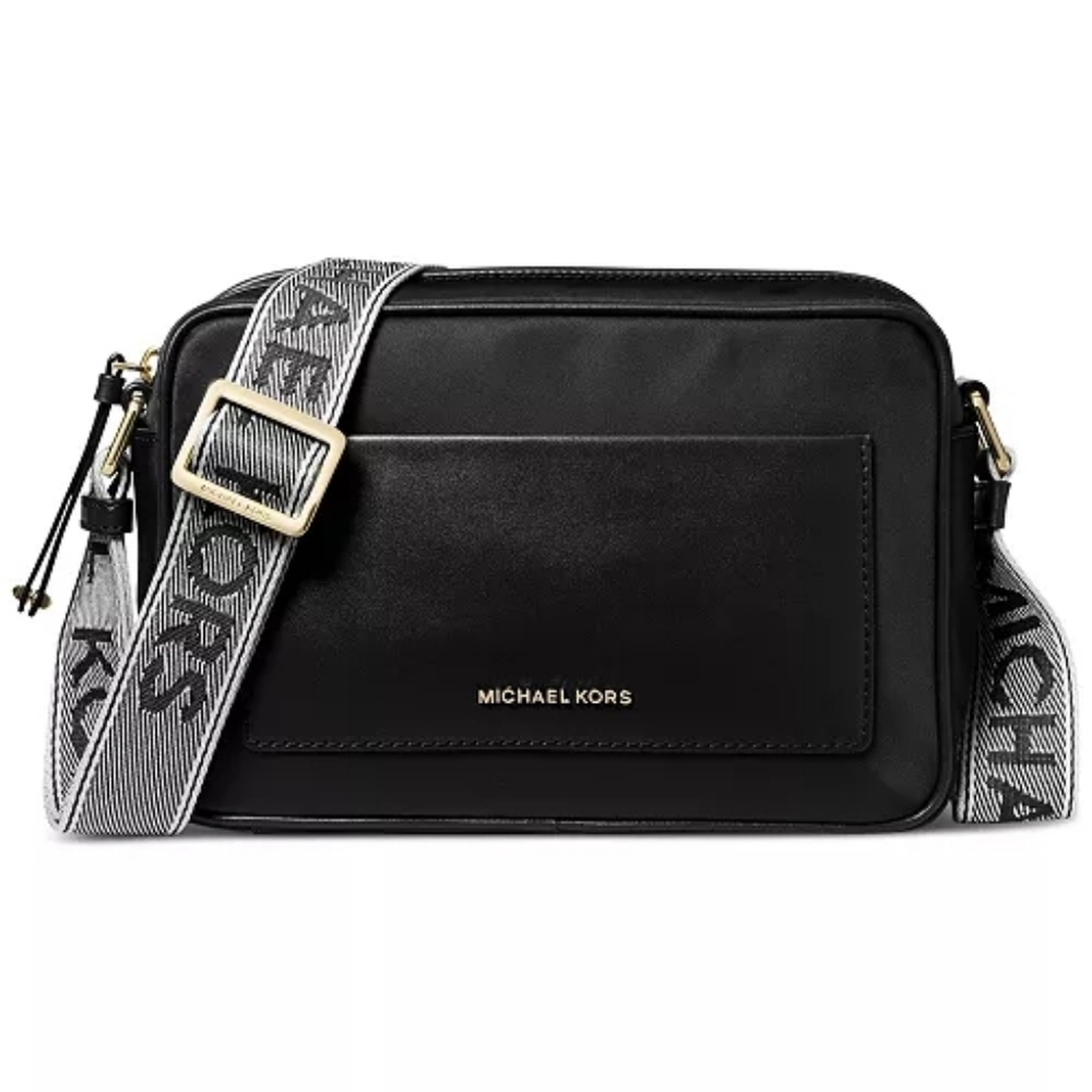 Michael Kors Logo Black Crossbody Bag